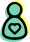 pregnant woman graphic with heart on her shirt representing a baby